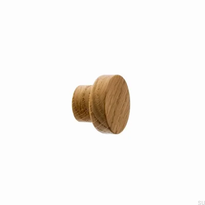 Pomo para mueble Basic Wooden Oak 25 - 55 Incoloro Semimate