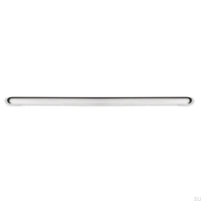 Tirador para mueble alargado Luv 320 Níquel Cepillado