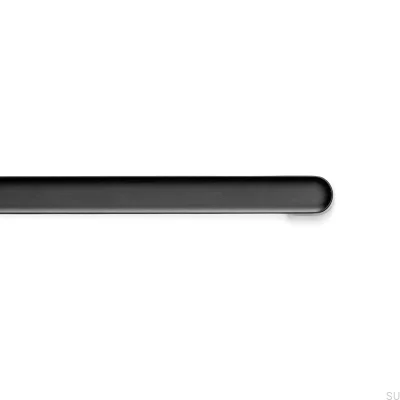 Tirador para mueble oblongo Luv 192 Negro Mate