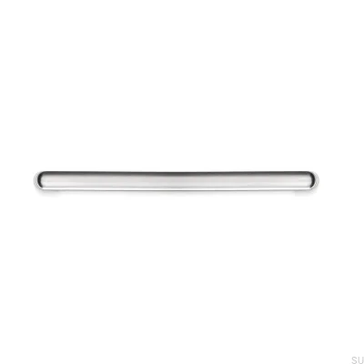 Tirador para mueble alargado Luv 192 Níquel Cepillado