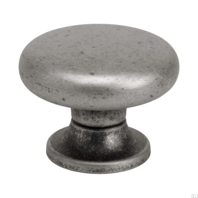 Pomo para mueble 8701 Plata envejecida