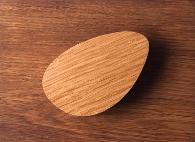 Tirador para mueble Pebble Wooden Oak (pequeño)