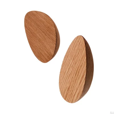 Tirador para mueble Pebble Wooden Oak (grande)