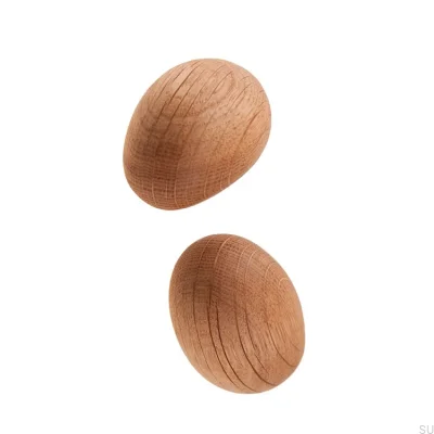 Pomo para mueble, Piedra, Madera, Aceite, Incoloro Semimate