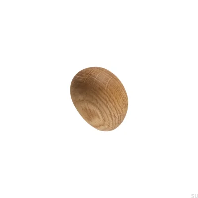 Pomo para mueble, Piedra, Madera, Aceite, Incoloro Semimate