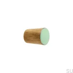 Galki do mebli SIMPLE CONE emaliowane 2 cm -  mietowy.webp