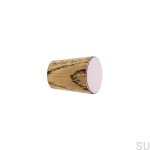 Galki do mebli SIMPLE CONE emaliowane 2 cm -   olej przyciemniajacy - jasny rozowy.jpg