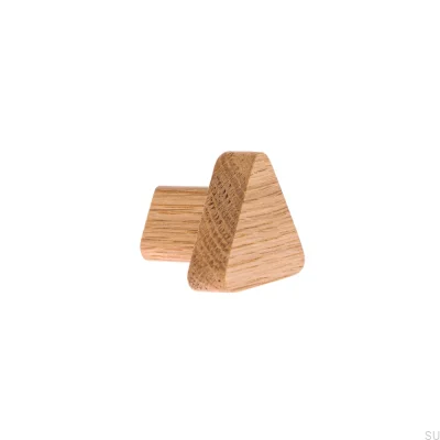 Pomo para mueble Just One Triangular Madera - Óleo Incoloro Semimate