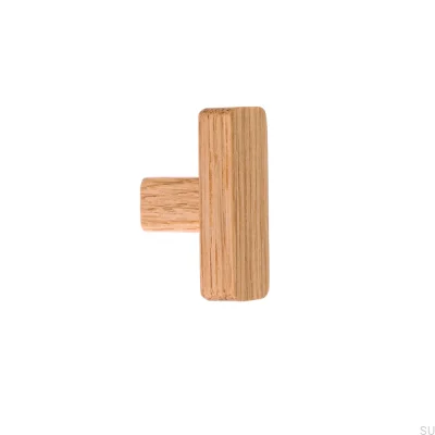 Pomo para mueble Just One T-bar Madera - Óleo Incoloro Semimate