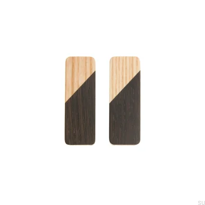 Pomo para mueble Just Two T-bar Madera Marrón Oscuro - Óleo Incoloro Semi-mate