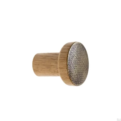 Colgador de pared Stamp Latón - Aceite semimate incoloro