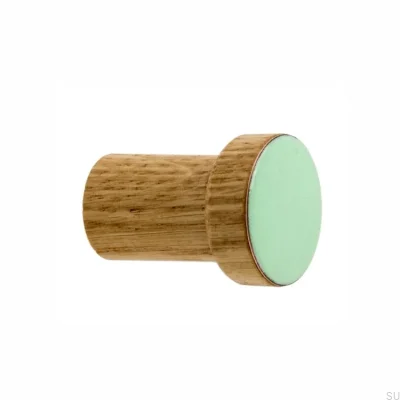 Colgador de pared Simple Madera Esmaltado Menta - Aceite Incoloro Semimate