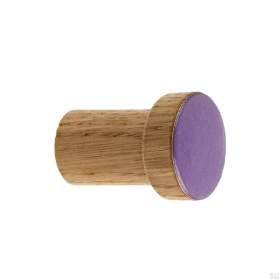 Colgador de pared Simple Madera Esmaltado Violeta - Óleo Incoloro Semi-mate