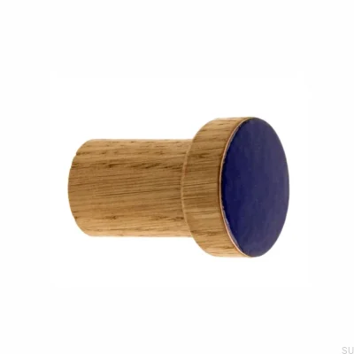 Colgador de pared Simple, Madera, Esmaltado, Ultramar - Aceite Incoloro Semimate