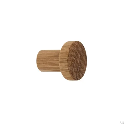 Colgador de pared Simple de Madera de Roble - Aceite Semimate Incoloro