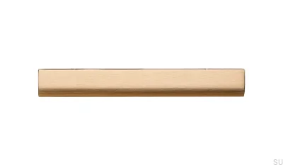 Tirador para muebles Ona 1056 Edge anodizado en oro cepillado