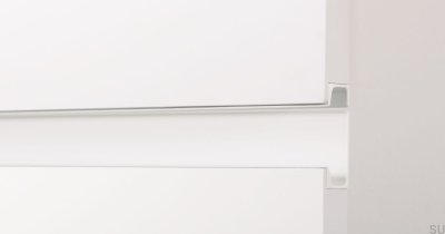 Tirador para mueble Edge Jey 347 Aluminio Blanco Mate