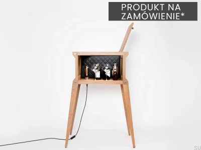Barra de madera Popstar, roble natural, enchufe europeo.