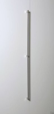 Tirador para mueble largo Combi 1092 acero plateado