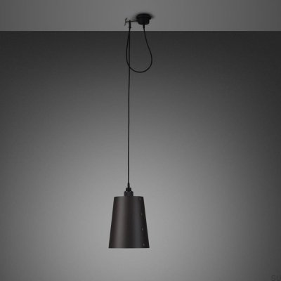 Lámpara de techo 1.0 Hooked L 2 m Acero Grafito con Bronce Quemado