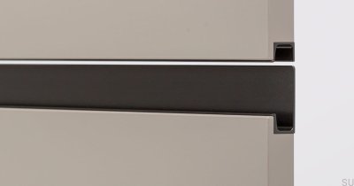 Tirador para mueble Jey2 297 Aluminio Negro Mate