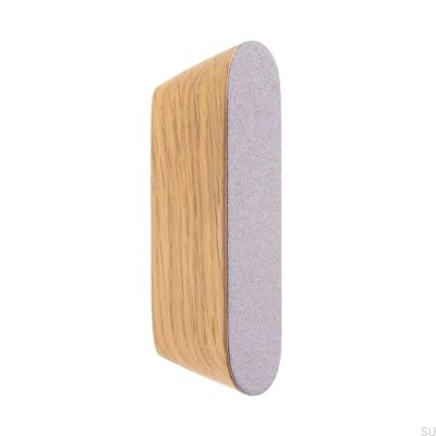 Tirador para mueble Melange Solo 60 Esmaltado Rojo - Óleo Incoloro Semimate