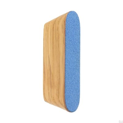 Tirador para mueble Melange Solo 60 Azul Esmaltado - Óleo Incoloro Semimate