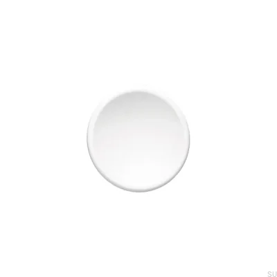 Pomo para mueble Disc 38 Blanco Mate