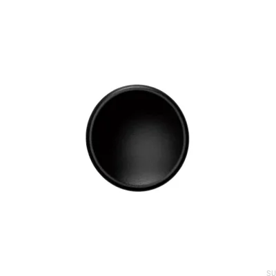 Pomo para Mueble Disc 38 Negro Mate
