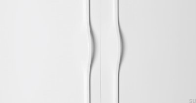 Tirador para mueble longitudinal Brave 192 Aluminio Blanco