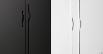 Tirador para mueble longitudinal Brave 480 Aluminio Blanco