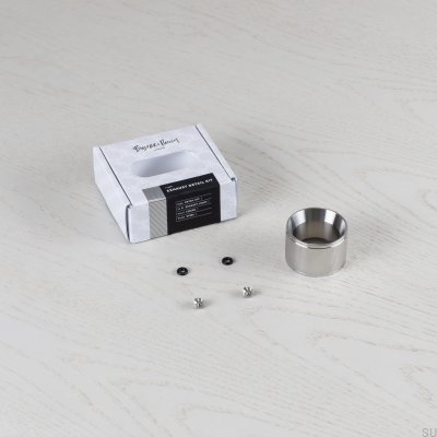 Kit lámpara decorativa Escape Detalle Lineal Acero Plata