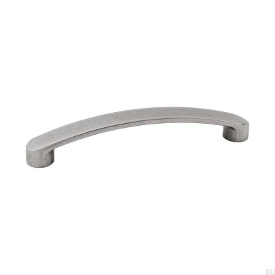 Tirador para mueble alargado Boogie 128. Estaño lacado