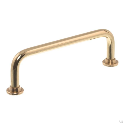 Tirador para mueble alargado 1353 96 Latón Pulido Sin pintar