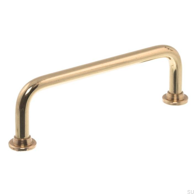 Tirador para mueble alargado 1353 96 Latón pulido