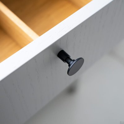 Pomo para mueble Jubilee Latón Negro Mate