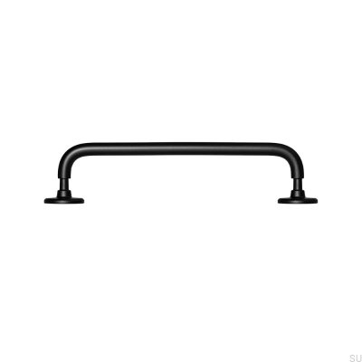 Tirador para mueble alargado Jubilee 160 Latón Negro Mate