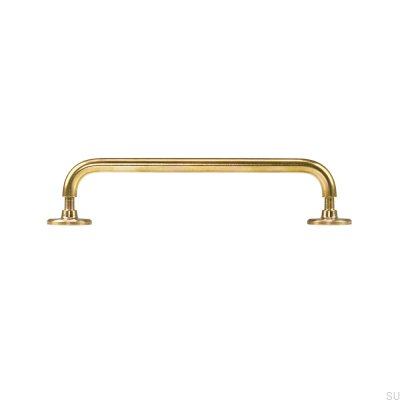 Tirador para mueble alargado Jubilee 160 Latón Sin pintar