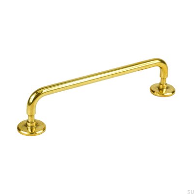 Tirador para mueble alargado Jubilee 160 Latón Sin pintar