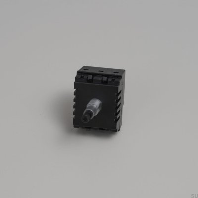 Regulador de intensidad LED multipunto retráctil negro de 250 W, módulo regulador estándar europeo