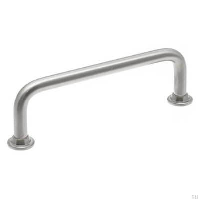Tirador para mueble alargado 1353 96 Níquel cepillado