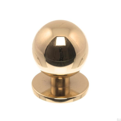 Pomo para mueble 1349 25 Latón Pulido Sin Pintar