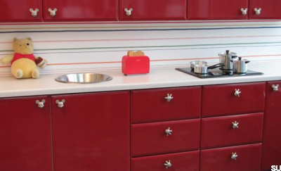 Pomo para mueble Cabeza Mickey Mouse Níquel Cepillado