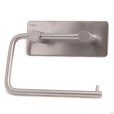 Portarrollos angular, acero inoxidable cepillado