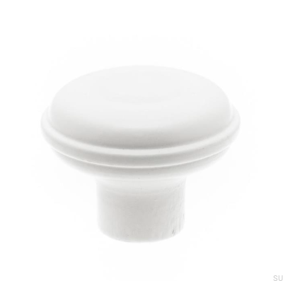 Pomo para mueble 9707 45 Madera Roble Blanco