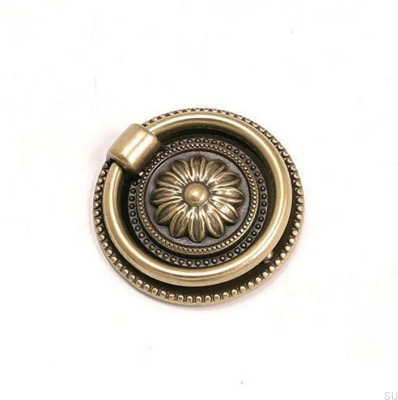 Tirador para mueble redondo 5249 38 Bronce antiguo