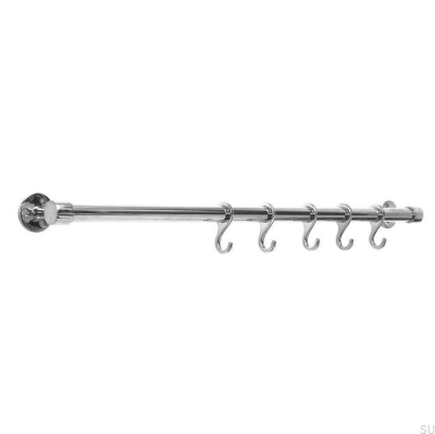Percha de cocina (juego) 1195 con 3 ganchos Acero inoxidable