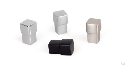 Pomo para mueble Boxx cromado mate