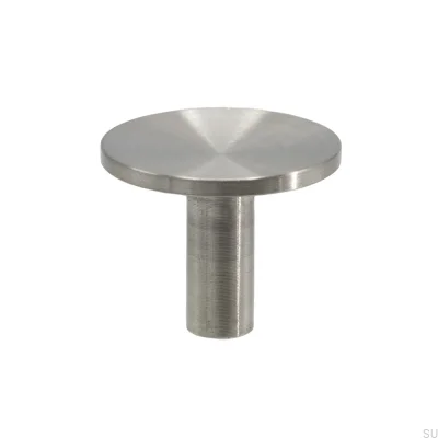 Pomo para muebles Sture 28, acero inoxidable cepillado