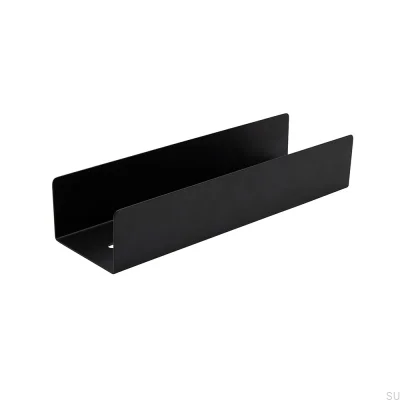 Estante de ducha base Negro Acero inoxidable mate